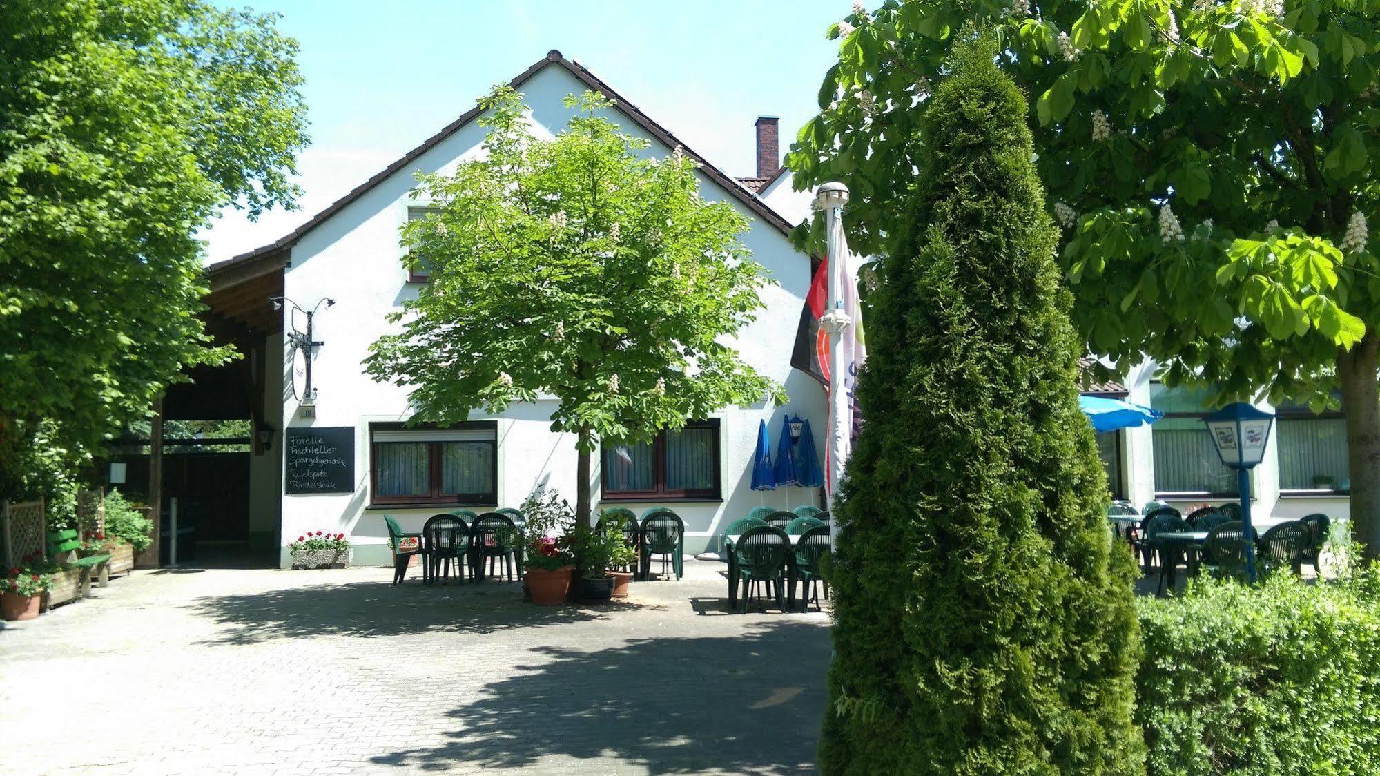 Gasthaus Pension Rezatgrund Windsbach Экстерьер фото
